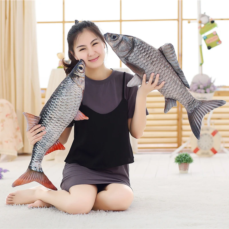 Creative Simulation Crucian Fish Plush Pillow Stuffed Lifelike Animal Toy Soft Fish Pillow Dolls for Baby Kids Children Gift
Creative Simulation Crucian Fish Plush Pillow Stuffed Lifelike Animal Toy Soft Fish Pillow Dolls for Baby Kids Children Gift
