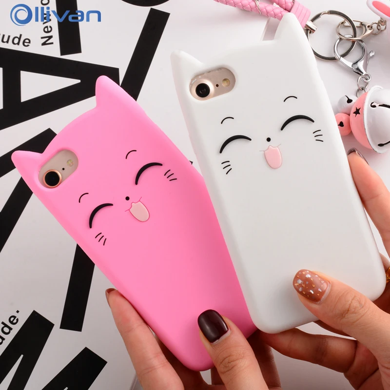 3D Lovely Cartoon Cat Phone Cases For iPhone 5 5s Se Cute Squishy Kitty Cat Ear Capinha Fundas Case For iPhone 5s Cover For Girl
3D Lovely Cartoon Cat Phone Cases For iPhone 5 5s Se Cute Squishy Kitty Cat Ear Capinha Fundas Case For iPhone 5s Cover For Girl