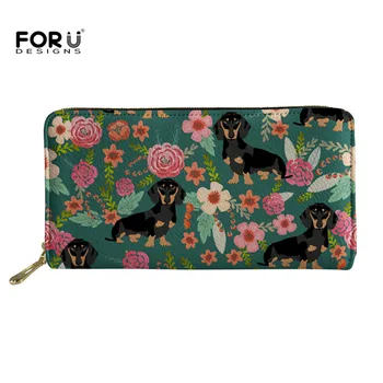 FORUDESIGNS Women Long Wallet Dog Dachshund Girls Coin Card Cases Bags High Quality Travel Storage Money Purse Casual Flower Bag
FORUDESIGNS Women Long Wallet Dog Dachshund Girls Coin Card Cases Bags High Quality Travel Storage Money Purse Casual Flower Bag