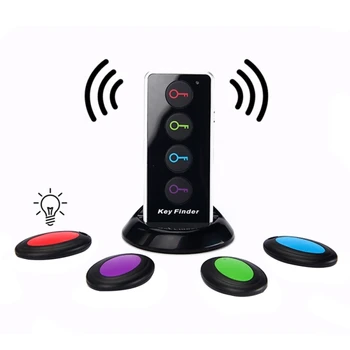 Smart Romte Wireless Key Finder Remote Key Locator Phone Wallets Anti-Lost with Torch function 4 receivers and 1 dock
Smart Romte Wireless Key Finder Remote Key Locator Phone Wallets Anti-Lost with Torch function 4 receivers and 1 dock