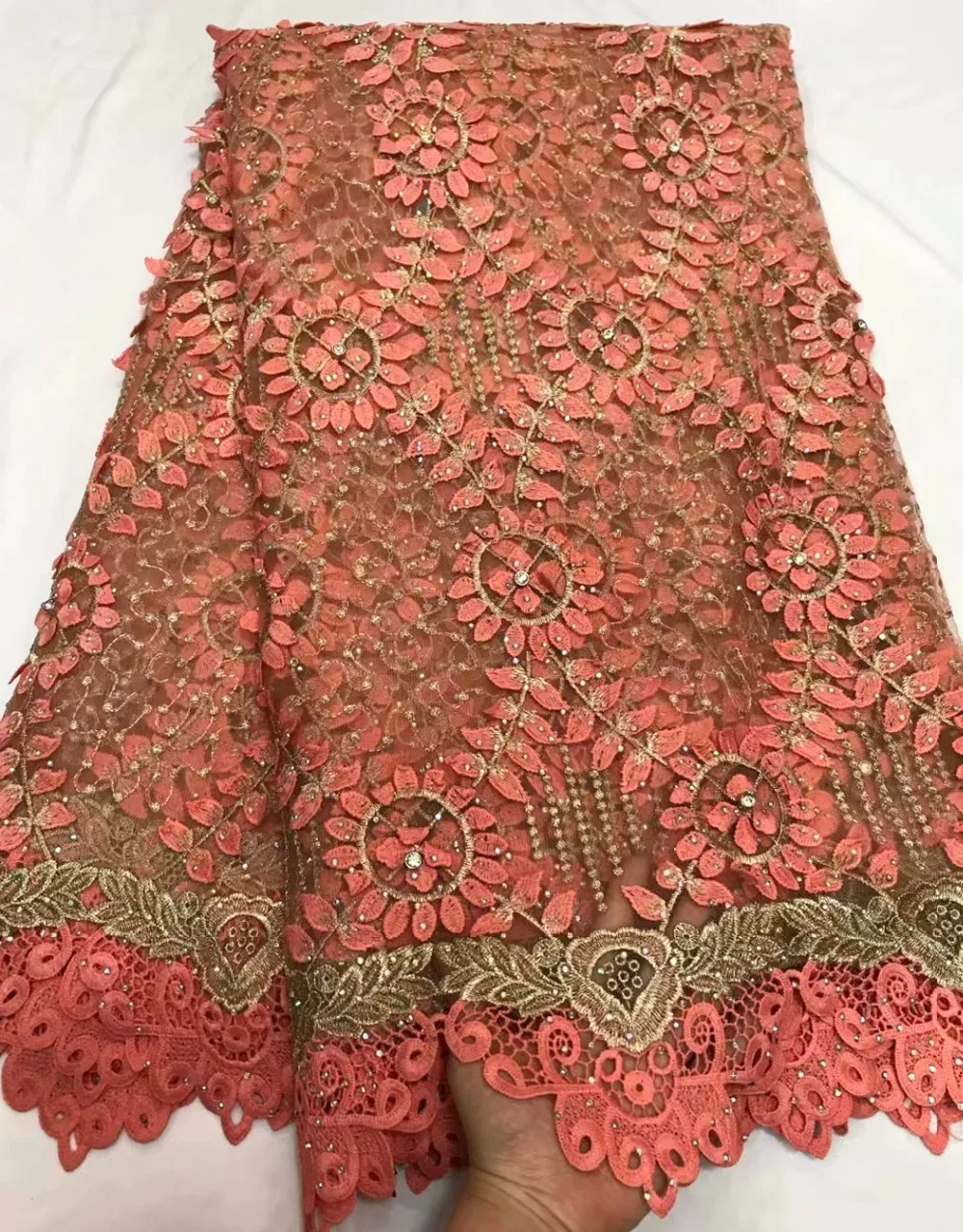 High Quality Nigerian Lace Fabrics 2018 With stones African French Net Lace Fabric Embroidered Tulle Mesh Lace Fabrics
High Quality Nigerian Lace Fabrics 2018 With stones African French Net Lace Fabric Embroidered Tulle Mesh Lace Fabrics