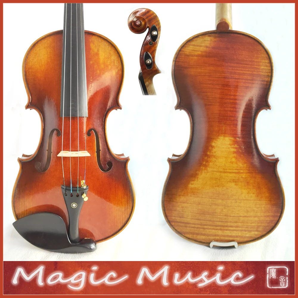 Master Level! 18 Years Old European Spruce! Stradivarius Lord Wilton Top Master Violin 4/4, Handmade Oil Varnish
Master Level! 18 Years Old European Spruce! Stradivarius Lord Wilton Top Master Violin 4/4, Handmade Oil Varnish