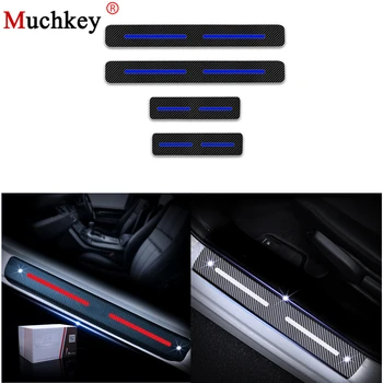 For CHEVROLET SPARK Car Accessories Carbon Fiber Sticker Car Door Sill Protector Scuff Plate Car-Styling Stickers 4pcs
For CHEVROLET SPARK Car Accessories Carbon Fiber Sticker Car Door Sill Protector Scuff Plate Car-Styling Stickers 4pcs