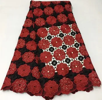 Water soluble guipure lace fabric for party dress 5yard african lace fabric 2019 high quality cord lace fabric with stone EL-A21
Water soluble guipure lace fabric for party dress 5yard african lace fabric 2019 high quality cord lace fabric with stone EL-A21