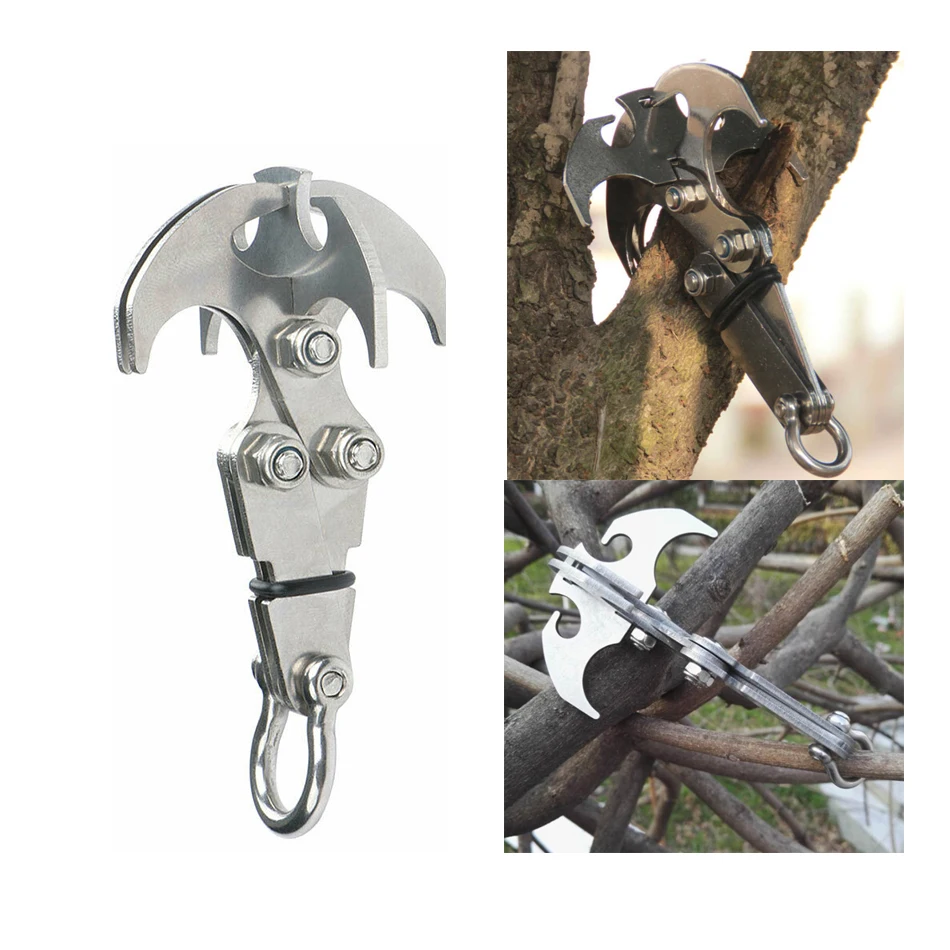 Hot Multifunction Outdoor Stainless Steel Gravity Hiking Hook Foldable Grappling Climbing Claw Camping Equipment Camping Gear
Hot Multifunction Outdoor Stainless Steel Gravity Hiking Hook Foldable Grappling Climbing Claw Camping Equipment Camping Gear