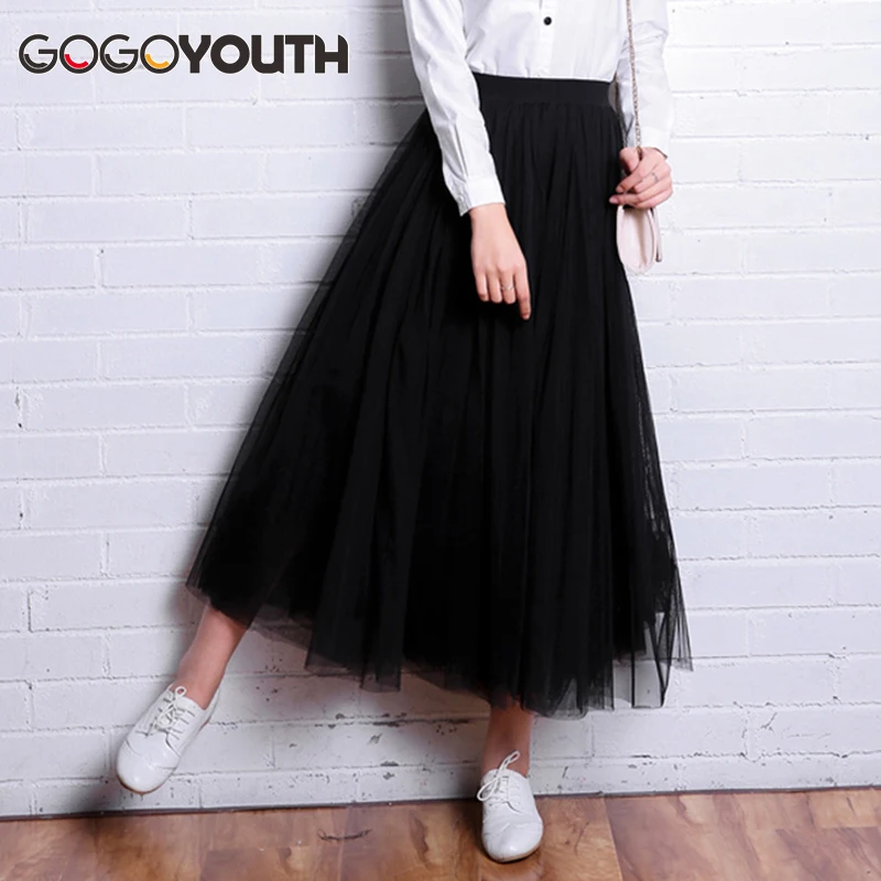 Gogoyouth Adult Tulle Skirt 2019 New Fashion 3 Layers Summer Long Skirts Womens Maxi Tutu Voile Sun School Skirt Female
Gogoyouth Adult Tulle Skirt 2019 New Fashion 3 Layers Summer Long Skirts Womens Maxi Tutu Voile Sun School Skirt Female
