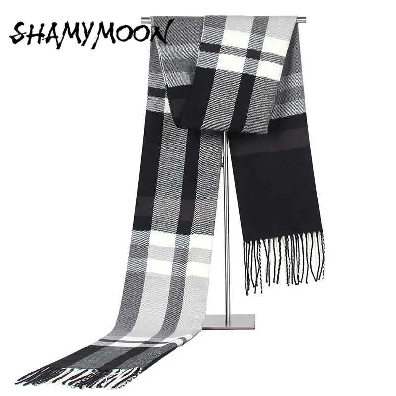 SHAMYMOON Fashion Design Casual Scarves Men Fashion Lattice Cashmere Scarf Luxury Brand High Quality Warm Scarves SC027
SHAMYMOON Fashion Design Casual Scarves Men Fashion Lattice Cashmere Scarf Luxury Brand High Quality Warm Scarves SC027
