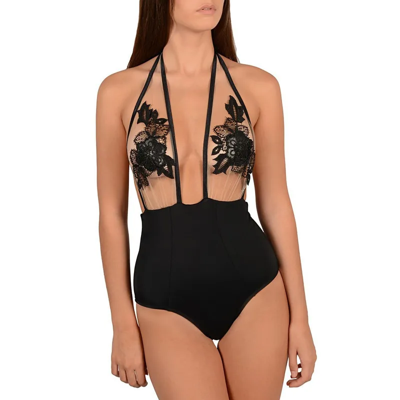MUXU fashion suspender transparent patchwork streetwear backless bodysuit europe and the united states jumpsuits rompers v neck
MUXU fashion suspender transparent patchwork streetwear backless bodysuit europe and the united states jumpsuits rompers v neck