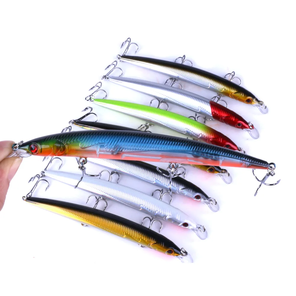 1pcs Fishing Lure 13.3cm/13.4g Minnow 8 Color High Quality Hard Bait Crankbait Wobbler Fishing Tackle Wholesale
1pcs Fishing Lure 13.3cm/13.4g Minnow 8 Color High Quality Hard Bait Crankbait Wobbler Fishing Tackle Wholesale
