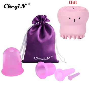 Silicone Cups Back Body Massage Helper Anti Cellulite Massager Vacuum Can Cellulite Suction Cup+Soft Massage Clean Brush
Silicone Cups Back Body Massage Helper Anti Cellulite Massager Vacuum Can Cellulite Suction Cup+Soft Massage Clean Brush