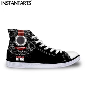 INSTANTARTS Music Guitar Men's Canvas Shoes Comfortable Lace Up High Top Sneakers for Youth Boy Man Vullcanize Walk Casual Shoes
INSTANTARTS Music Guitar Men's Canvas Shoes Comfortable Lace Up High Top Sneakers for Youth Boy Man Vullcanize Walk Casual Shoes