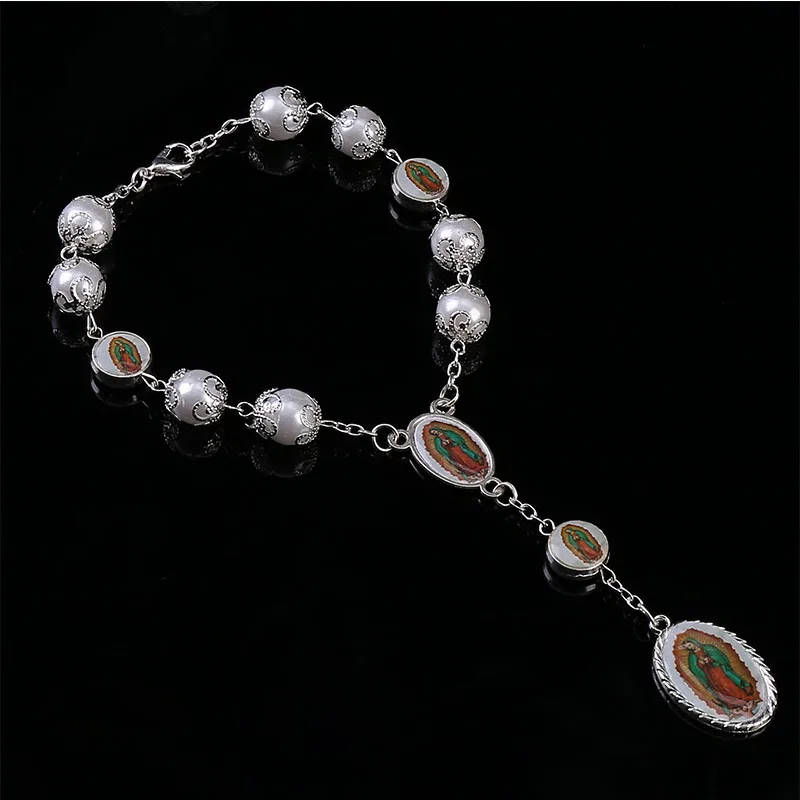 Rosary Pearl Guadalupe Bracelet Green St. Jude Pearl Rosary Holy Communion Baby Baptism Mini Catholic Rosary
Rosary Pearl Guadalupe Bracelet Green St. Jude Pearl Rosary Holy Communion Baby Baptism Mini Catholic Rosary