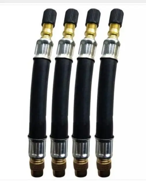 100pcs/lot Flexible Rubber Tyre Valve Extension Twin Wheel Lorry Van Bus Adapter 140mm 150mm 190mm custom length w rubber caps
100pcs/lot Flexible Rubber Tyre Valve Extension Twin Wheel Lorry Van Bus Adapter 140mm 150mm 190mm custom length w rubber caps