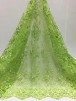 2019 Fashion Pure Green African Milk Silk Lace High Quality Gold Line French Net Lace Fabric With Stones For Wedding Dress
2019 Fashion Pure Green African Milk Silk Lace High Quality Gold Line French Net Lace Fabric With Stones For Wedding Dress