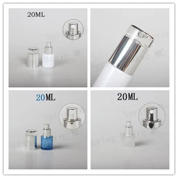 20ML Blue/White/Frosted Glass Bottle With Shiny Silver Lotion Pump/Sprayer,Skin Care Container,Perfume/Essence/Foundation Vials
20ML Blue/White/Frosted Glass Bottle With Shiny Silver Lotion Pump/Sprayer,Skin Care Container,Perfume/Essence/Foundation Vials