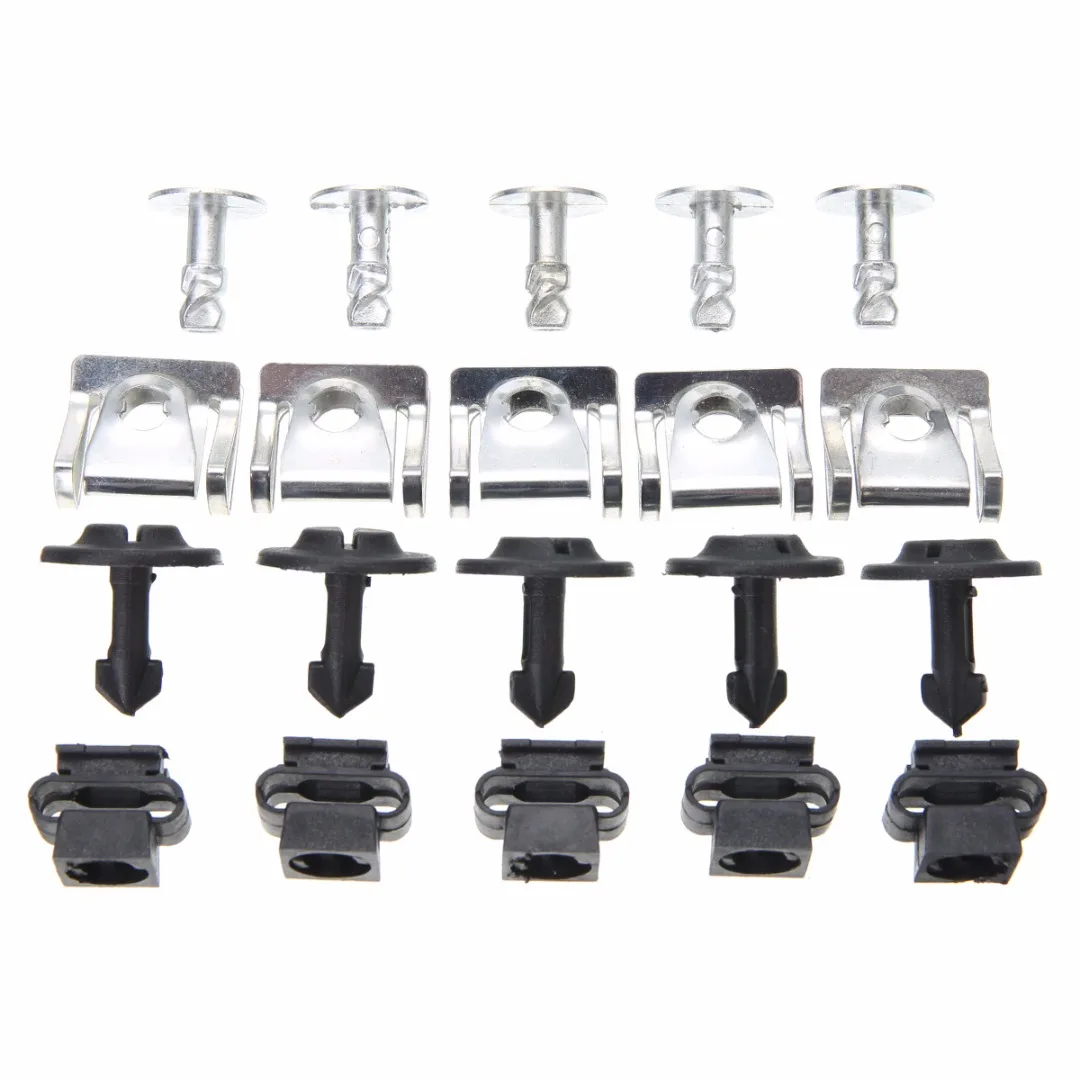 MAYITR 20pcs/Set Car Wheel Arch Clip Set Under Engine Cover Screw Undertray Repair Kit for Audi Car Floor Fixing Clips
MAYITR 20pcs/Set Car Wheel Arch Clip Set Under Engine Cover Screw Undertray Repair Kit for Audi Car Floor Fixing Clips