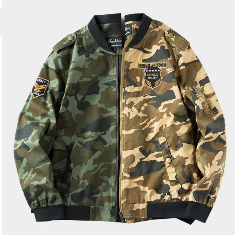 Men Jean Military Camouflage Winter Jackets New 2019 Army Soldier Cotton Air Force One Male Bomber Jacket Autumn/Spring Jackets
Men Jean Military Camouflage Winter Jackets New 2019 Army Soldier Cotton Air Force One Male Bomber Jacket Autumn/Spring Jackets
