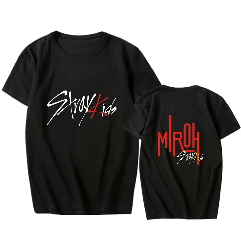 Korean Style strayKids Miroh Letter Print Tee Femme Hiphop Clothes Short Sleeve Summer Women Tee 2019 Kawaii Tshirt Stray Kids
Korean Style strayKids Miroh Letter Print Tee Femme Hiphop Clothes Short Sleeve Summer Women Tee 2019 Kawaii Tshirt Stray Kids