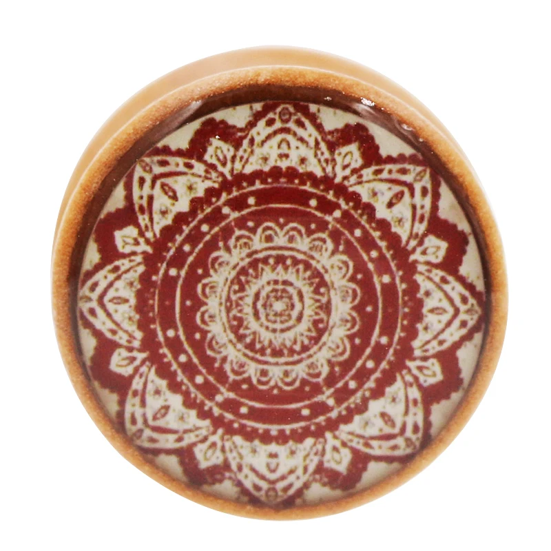 2pcs/lot Wood Ear Plugs Oil Drip Mandala Ear Tunnel Gauges Earrings Women Men Ear Expander Body Piercing Jewelry
2pcs/lot Wood Ear Plugs Oil Drip Mandala Ear Tunnel Gauges Earrings Women Men Ear Expander Body Piercing Jewelry
