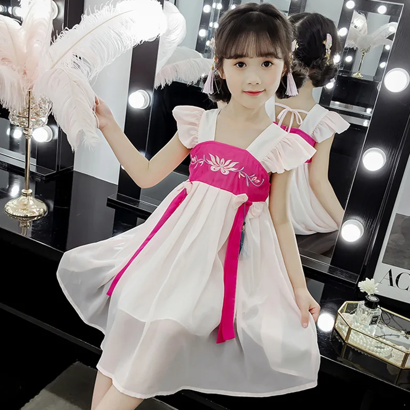 Girls embroidered dress Chinese style summer 2019 fashion kids party dresses for girls Clothing New baby princess chiffon dress
Girls embroidered dress Chinese style summer 2019 fashion kids party dresses for girls Clothing New baby princess chiffon dress