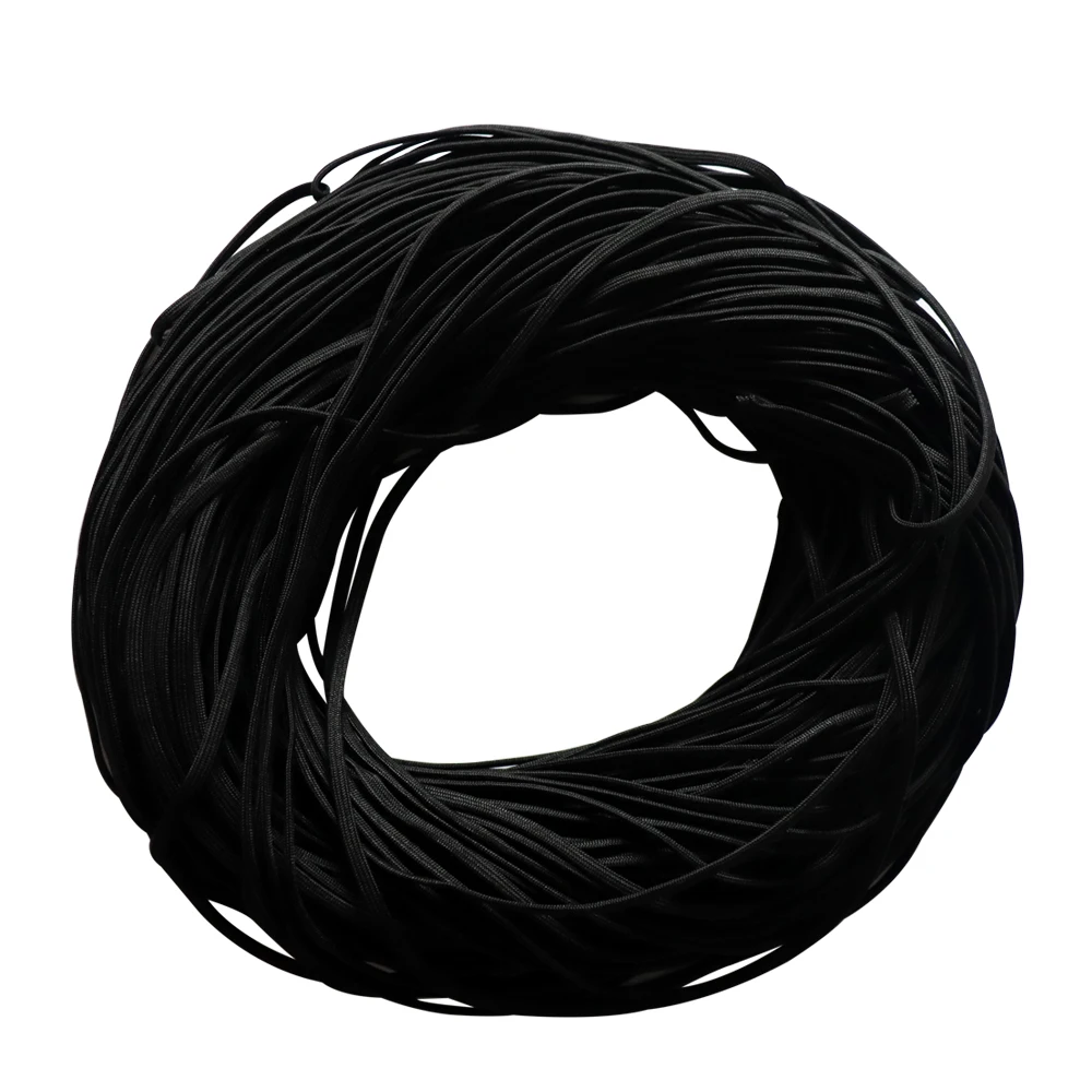 100 Meters Black Coreless 550 Paracord Parachute Cord Without Inner Strands Outer Sheath
100 Meters Black Coreless 550 Paracord Parachute Cord Without Inner Strands Outer Sheath