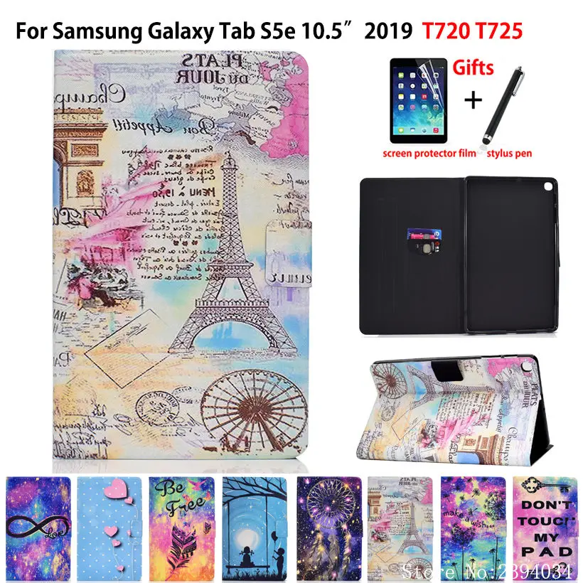 Tower Painted Case For Samsung galaxy tab S5e 10.5 2019 SM-T720 SM-T725 Smart Cover Funda Tablet Flip Stand Shell Coque +Gift
Tower Painted Case For Samsung galaxy tab S5e 10.5 2019 SM-T720 SM-T725 Smart Cover Funda Tablet Flip Stand Shell Coque +Gift