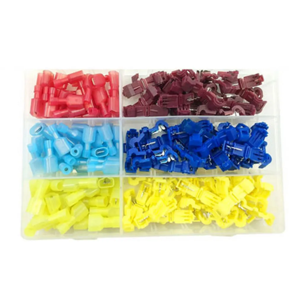 120pcs Female/Male Insulated Quick Disconnect Wire Terminals Connectors 120pcs Female/Male Insulated Quick Disconnect Wire Terminals Connectors