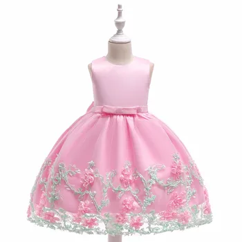 Cheap Girls Dress Scoop A-Line Knee Length Ribbon Taffeta Flower Girls Dresses Little Girl Party Gown 2018
Cheap Girls Dress Scoop A-Line Knee Length Ribbon Taffeta Flower Girls Dresses Little Girl Party Gown 2018