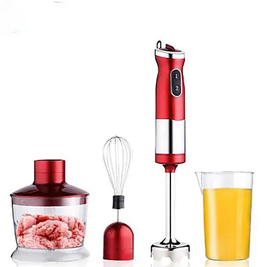 Immersion Blender Hand Blender Stick Mixer Food Processor Egg Whisk Robust Stainless Steel, 3 in 1 500W
Immersion Blender Hand Blender Stick Mixer Food Processor Egg Whisk Robust Stainless Steel, 3 in 1 500W