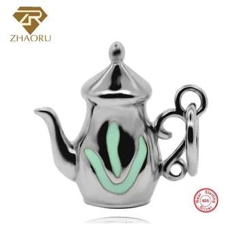 Zhaoru 925 Sterling Silver Enamal Pendant Charm Fit Bracelet & Bangle & Necklace DIY Fine Jewelry Charm None Stone
Zhaoru 925 Sterling Silver Enamal Pendant Charm Fit Bracelet & Bangle & Necklace DIY Fine Jewelry Charm None Stone