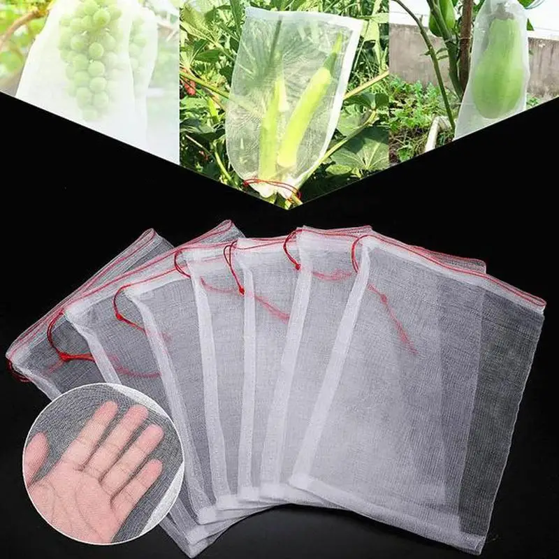 10Pcs/Lot Garden Vegetable Grapes Apples Fruit Protection Bag Pouch Agricultural Pest Control Anti-Bird Mesh Bags
10Pcs/Lot Garden Vegetable Grapes Apples Fruit Protection Bag Pouch Agricultural Pest Control Anti-Bird Mesh Bags