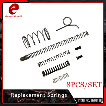 Element Steel Replacement Spring Set Group for Airsoft AEG Ver.2/3 Springs for TM Hi-Cap Hunting Accessories
Element Steel Replacement Spring Set Group for Airsoft AEG Ver.2/3 Springs for TM Hi-Cap Hunting Accessories