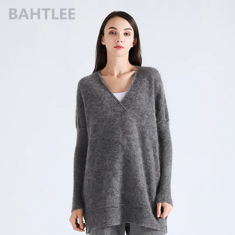 BAHTLEE весна-осень женские африканские мохеровые шерстяные вязаные пуловеры