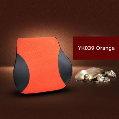 Car Seat Headrest Pillow Memory Foam Solid Neck Rest Waist Back Support Cushion Set Auto Accessories Synthetic Fiber 1 Piece