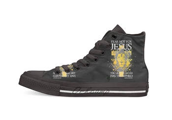 Fear not for Jesus the Lion of Judah has Triumphed Christian High Top Canvas Shoes Flat Casual Custom Unisex Sneaker
Fear not for Jesus the Lion of Judah has Triumphed Christian High Top Canvas Shoes Flat Casual Custom Unisex Sneaker