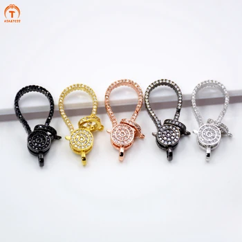 ASA&TESS Lobster CLASP CZ Clear Micro Pave Round Lobster Claw Clasp Cubic Zirconia Clasp/Enhancer Gold over Brass 13x26
ASA&TESS Lobster CLASP CZ Clear Micro Pave Round Lobster Claw Clasp Cubic Zirconia Clasp/Enhancer Gold over Brass 13x26