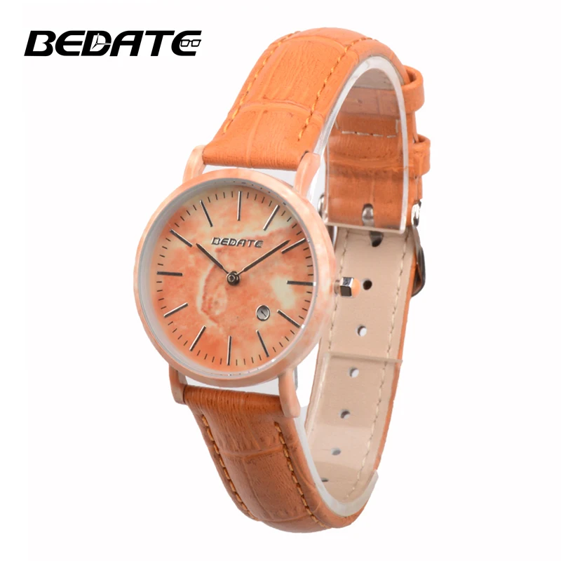 

BEDATE 2017 Women quartz watches Creative personality watch Leather strap ladyies wristwatch relogio feminino ZS-W1059AL