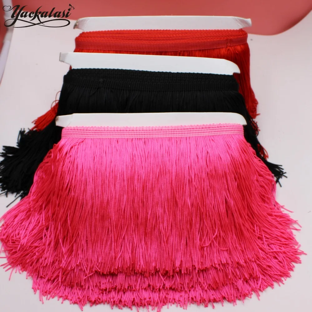 YACKALASI Double Banded Fringe Tassel Polyester Latin Dress Macrame 15CM / 10 Meters /Lot lot
YACKALASI Double Banded Fringe Tassel Polyester Latin Dress Macrame 15CM / 10 Meters /Lot lot