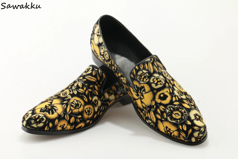 Mens Driving Casual Shoes Yellow Floral Printed Suede Leather Creepers Men Loafers Smoking Slippers Shoes Slip-on Dress Flats
Mens Driving Casual Shoes Yellow Floral Printed Suede Leather Creepers Men Loafers Smoking Slippers Shoes Slip-on Dress Flats