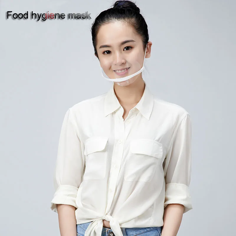 high quality 10pcs / lot Clear plastic powder half mask Anti fog Anti spill for home Kitchen restaurant Hotel Catering mask
high quality 10pcs / lot Clear plastic powder half mask Anti fog Anti spill for home Kitchen restaurant Hotel Catering mask