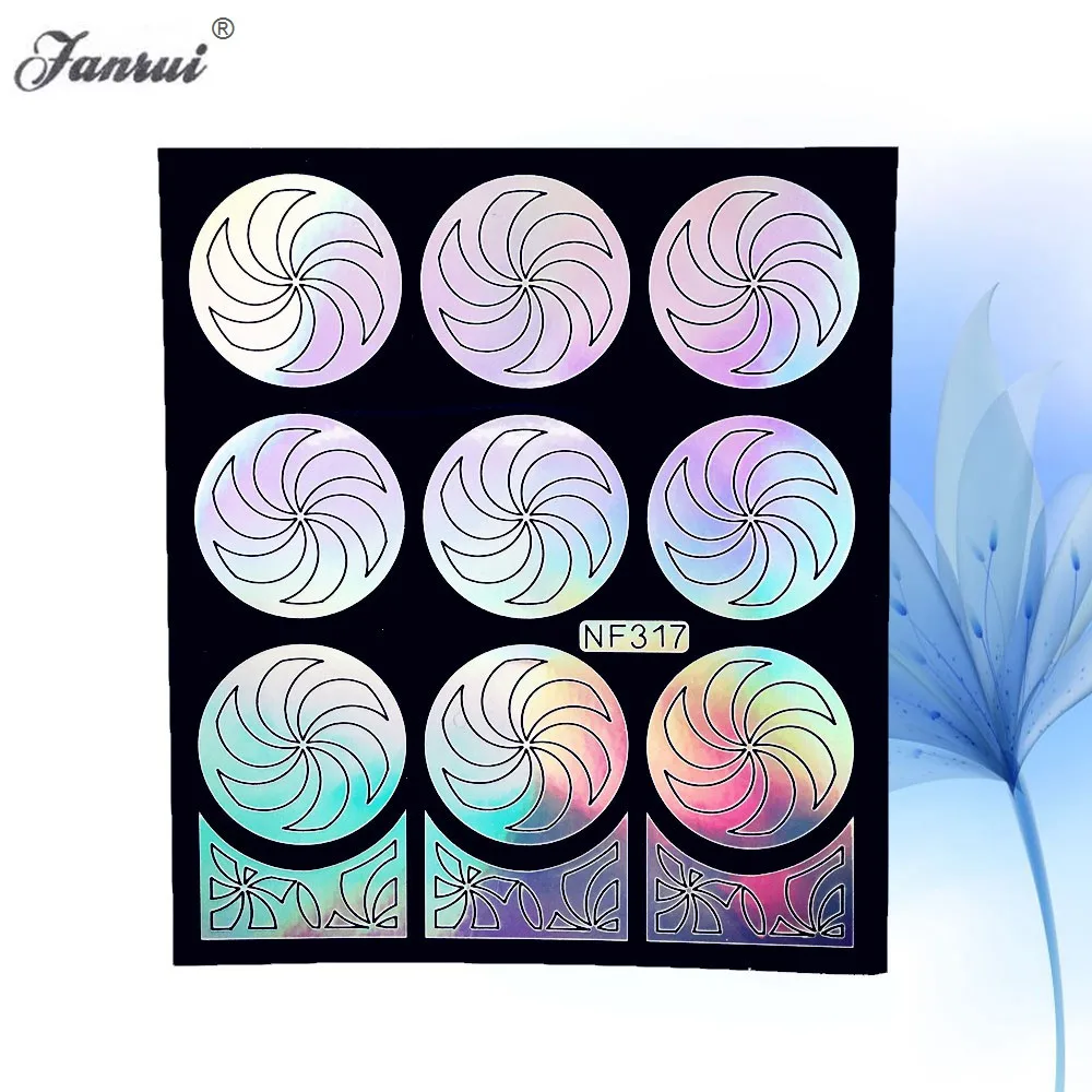 Flash Fan Pattern Nail Art Stencils Stickers For Airbrush Painting Gel Polish Tools Women Girl Makeup Tips Guide ANF317
Flash Fan Pattern Nail Art Stencils Stickers For Airbrush Painting Gel Polish Tools Women Girl Makeup Tips Guide ANF317