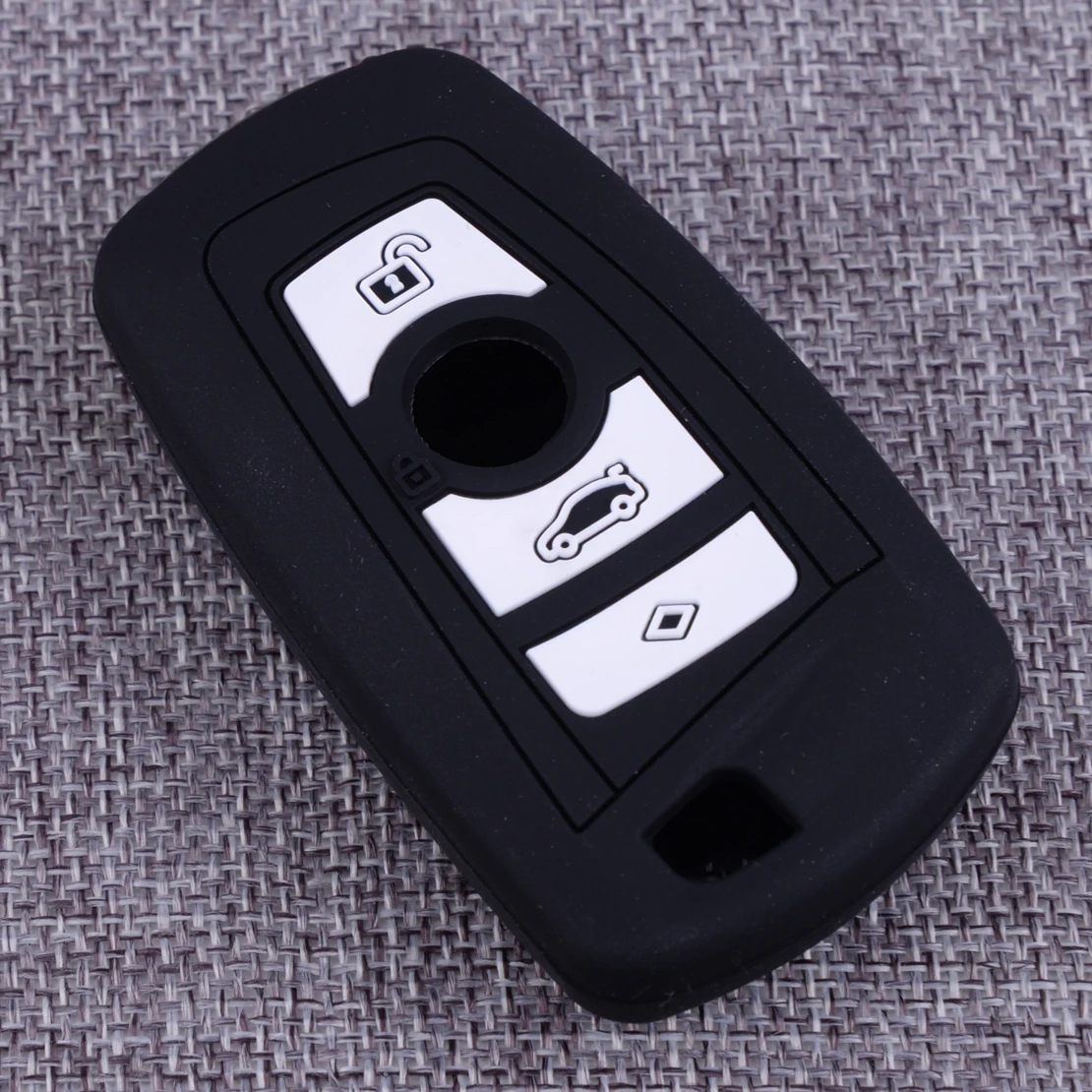 1Pc Black Silicone Car Key Case Remote Fob Shell Cover Protector Fit for BMW 1 2 3 5 7 Series
1Pc Black Silicone Car Key Case Remote Fob Shell Cover Protector Fit for BMW 1 2 3 5 7 Series