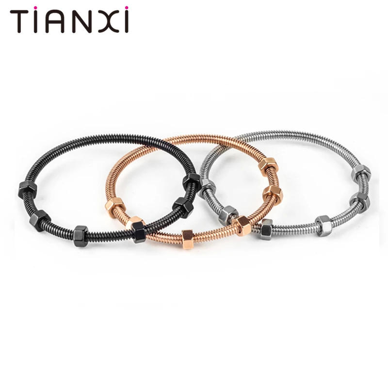 2018 Newest Brand Unisex Rose Gold Rotate Screw Stainless Steel Bangles Men's Jewelry Screw Bracelet Cuff Bangle Jewelry
2018 Newest Brand Unisex Rose Gold Rotate Screw Stainless Steel Bangles Men's Jewelry Screw Bracelet Cuff Bangle Jewelry