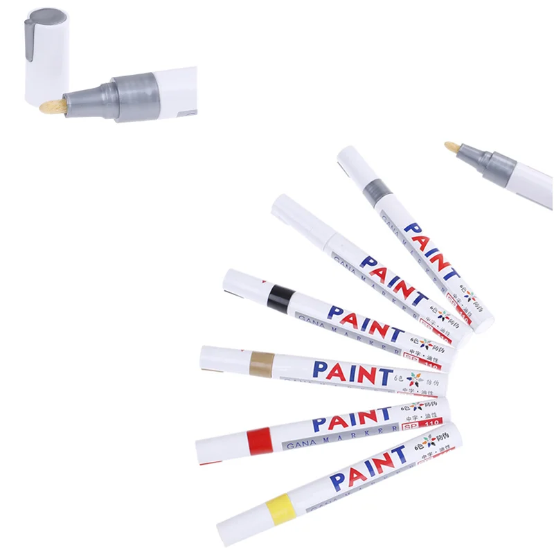 Waterproof Colorful Car Wheel Tire Oily Mark Pen Auto Rubber Tyre Tread CD Metal Permanent Paint Marker Graffiti Marcador Caneta
Waterproof Colorful Car Wheel Tire Oily Mark Pen Auto Rubber Tyre Tread CD Metal Permanent Paint Marker Graffiti Marcador Caneta