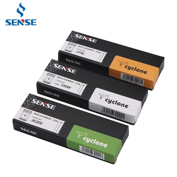 Original Sense Cyclone Coil 316L 0.6ohm & Ni200 Coil 0.2ohm E-Cigaretes Evaporators For Cyclone Tank Atomizer
Original Sense Cyclone Coil 316L 0.6ohm & Ni200 Coil 0.2ohm E-Cigaretes Evaporators For Cyclone Tank Atomizer