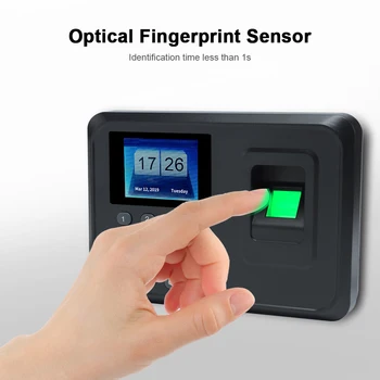 A5 2.4in Biometric Fingerprint Time Attendance System Clock Recorder Office TFT Recording Device Electronic Machine
A5 2.4in Biometric Fingerprint Time Attendance System Clock Recorder Office TFT Recording Device Electronic Machine