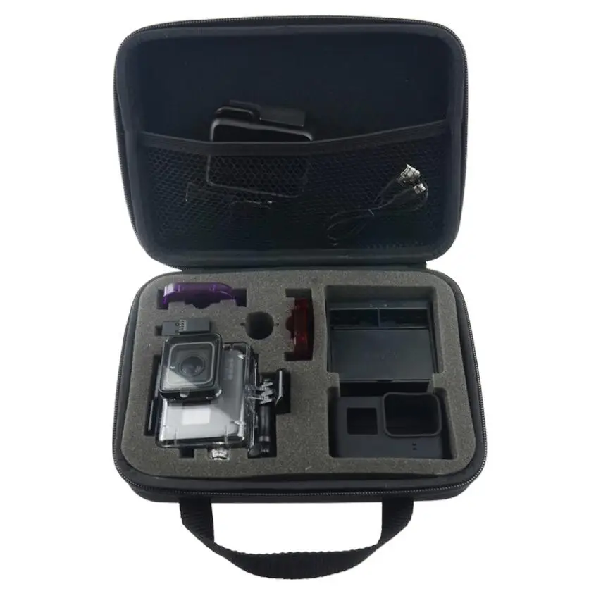LANBEIKA For Gopro 3 Sizes Nylon Portable Storage Collection Bag Case for GoPro Hero 6 5 4 3+ SJCAM SJ5000 M20 SJ6 SJ7 EKEN