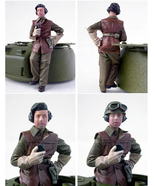 Assembly Unpainted Scale 1/35 British stand man Tanker figure Historical Resin Model Miniature Kit
Assembly Unpainted Scale 1/35 British stand man Tanker figure Historical Resin Model Miniature Kit