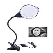 2X 4X LED Lighting Magnifier Microscope USB Charging Cold Light LED Lamp Reading Table Clip Magnifier Jewelry Repair Tool
2X 4X LED Lighting Magnifier Microscope USB Charging Cold Light LED Lamp Reading Table Clip Magnifier Jewelry Repair Tool