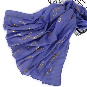 Women Cotton Linen Scarf Shawl Hijab Gold Stamping Ear of Wheat Pattern Pashmina Scarves Muslim Hijabs 180x70cm 18 colors
Women Cotton Linen Scarf Shawl Hijab Gold Stamping Ear of Wheat Pattern Pashmina Scarves Muslim Hijabs 180x70cm 18 colors